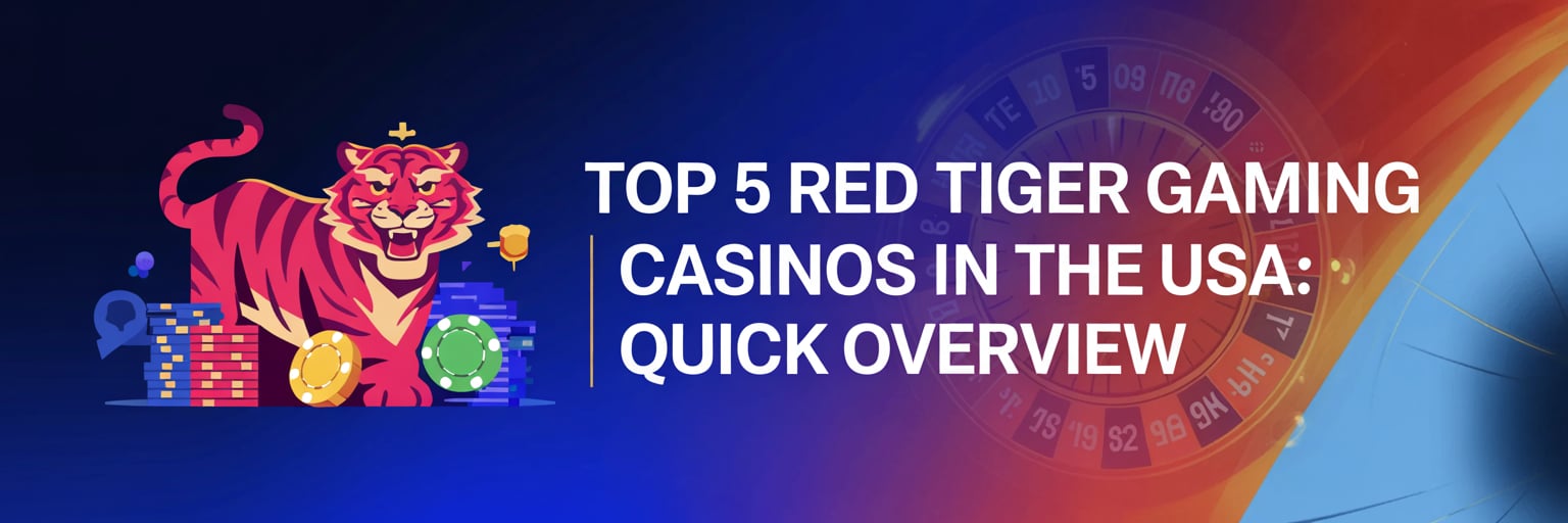 Top 5 Red Tiger Gaming Casinos in the USA: Quick Overview